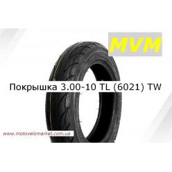 Покрышка 3.00-10 TL (6021) "Mototech"   